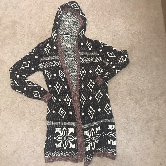 Maurices Sweaters - Maurices long hooded sweater cardigan size XL